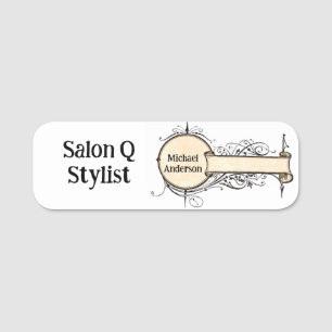 Classic Name Tag Salon Tags Stylist 