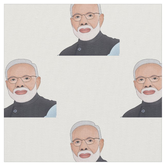 Classic Narendra Modi 2021 Fabric (Close Up)