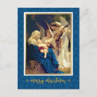 Classic Nativity Angels Music "Merry Christmas"