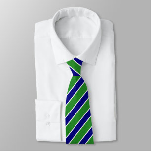 Classic Navy Forest Green Father's Day Tie