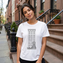 Classic New York Stoop Apartment Drawing
