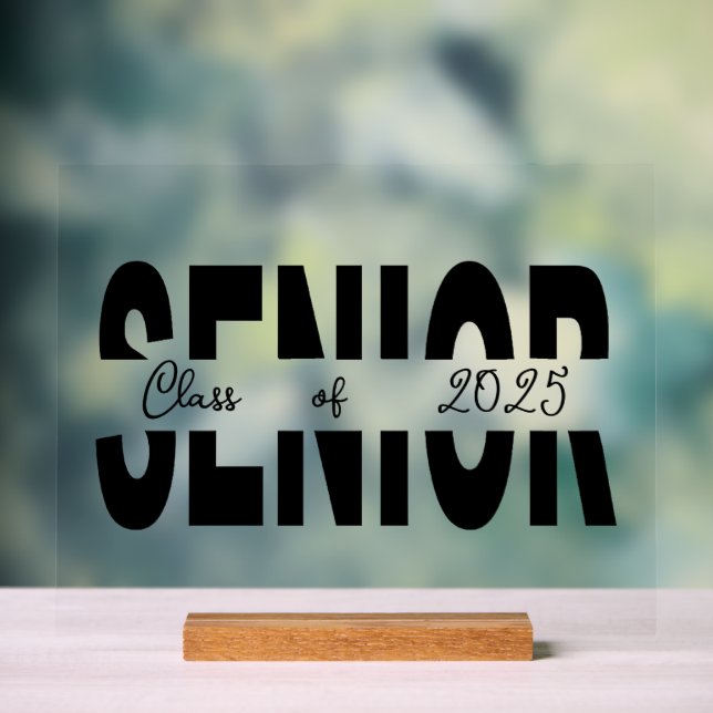 Classic noir Senior personnalisé (Neutre)