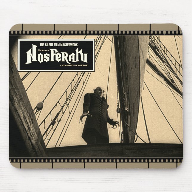 Classic Nosferatu Filmstrip Mousepad (Front)