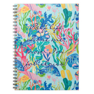 Classic notebook in stylish graphic