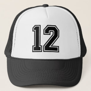 Classic Number 12 Trucker Hat