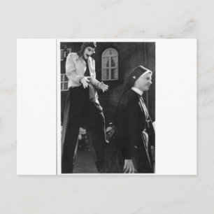 Classic nun shot postcard