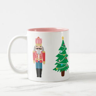 Classic Nutcracker Christmas  Two-Tone Coffee Mug