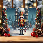 Classic Nutcracker Soldier Christmas Holiday Card<br><div class="desc">This holiday card features a classic nutcracker soldier standing proudly in a festive holiday setting. With rich colours and traditional details,  this design captures the charm of a timeless Christmas celebration. Perfect for sending holiday wishes to family and friends who love vintage-inspired Christmas décor.</div>