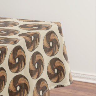 Classic NYC New York City Marble Rye Bagel Foodie Tablecloth