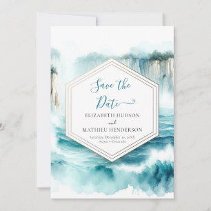 Classic Ocean Nautical Wedding Save The Date