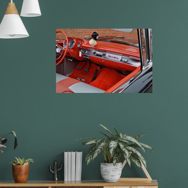 Classic Old Bel Air Dashboard Poster Art (Living Room 1)