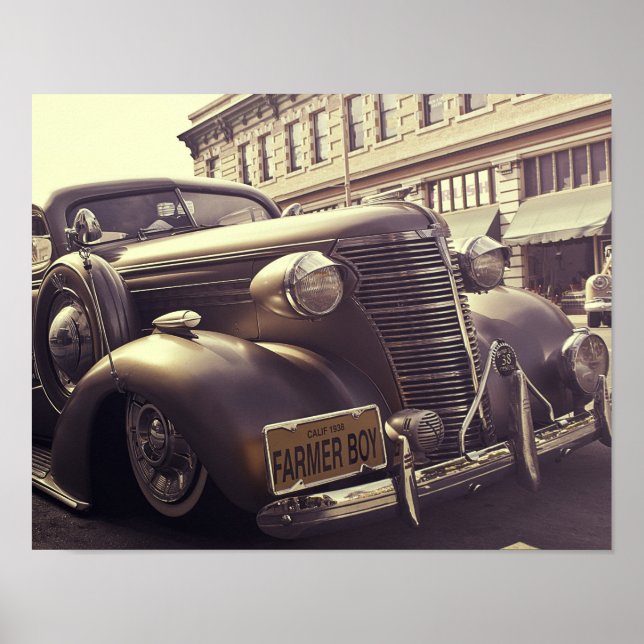 Classic, old car poster (Front)