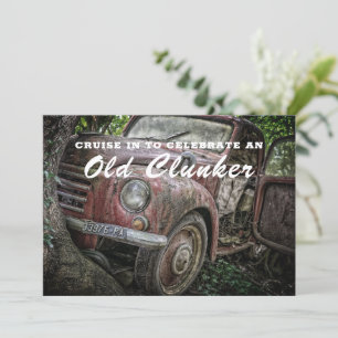 Classic Old Clunker Birthday Invitation