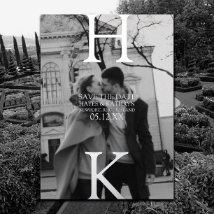 Classic Old Money Aesthetic Minimal Save the Date