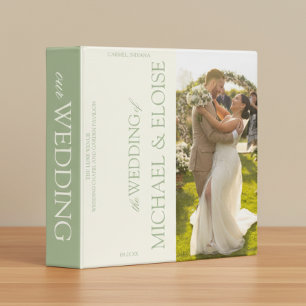 Classic Old Money Wedding Keepsake Photo Album Binder