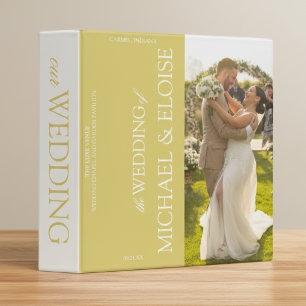 Classic Old Money Wedding Keepsake Photo Album Binder