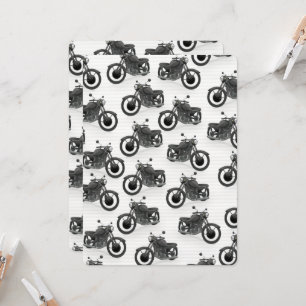 classic old Motorbike pattern