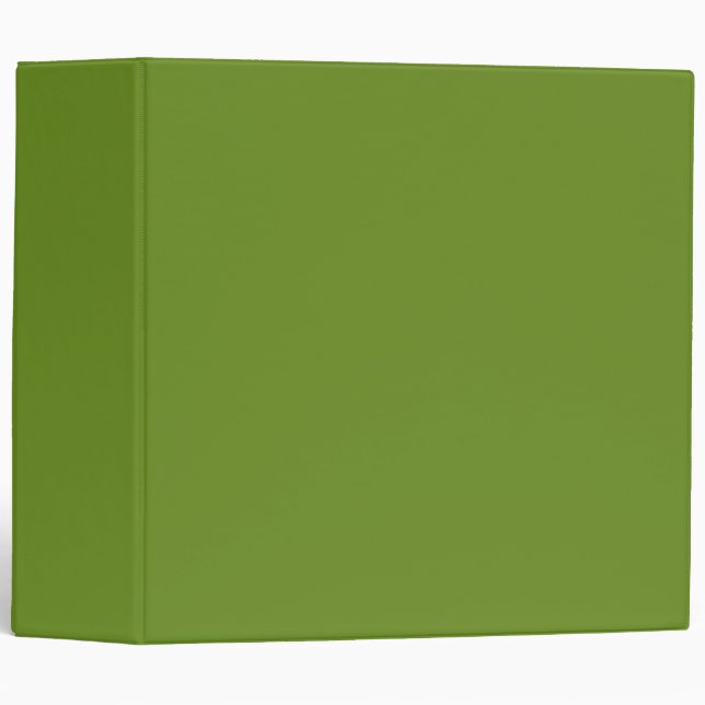 Classic Olive Drab Binder for Work or School Files (Front/Spine)