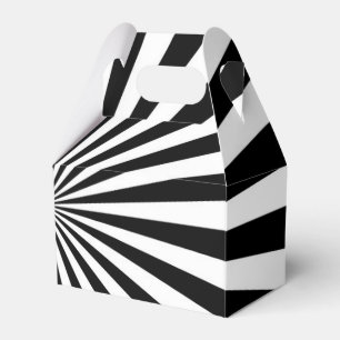 Classic Optical Burst Spinning Wheel Design Favor Box