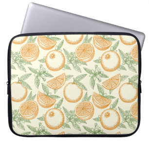 Classic Orange Fruit Pattern Laptop Sleeve