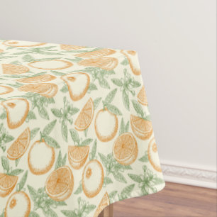 Classic Orange Fruit Pattern Tablecloth