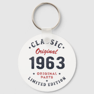 Classic Original 1963 Original Parts Birthday Gift Keychain