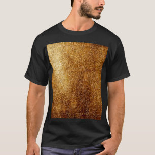 Classic Ornate Gold Metal Plate T-Shirt