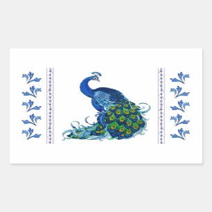Classic Peacock Design Sticker