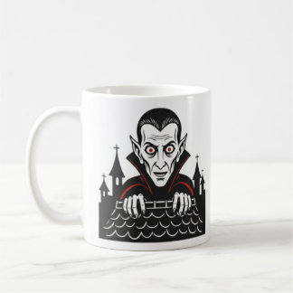 Classic Peeking Vampire Mug 