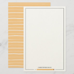 Classic pencil framed kids back to school stationery