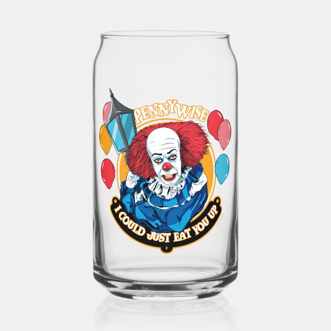 Classic Pennywise - I Could Just Eat You Up Can Glass (Front)