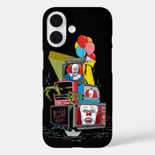 Classic Pennywise TV Stack - You'll Float Too iPhone 16 Case