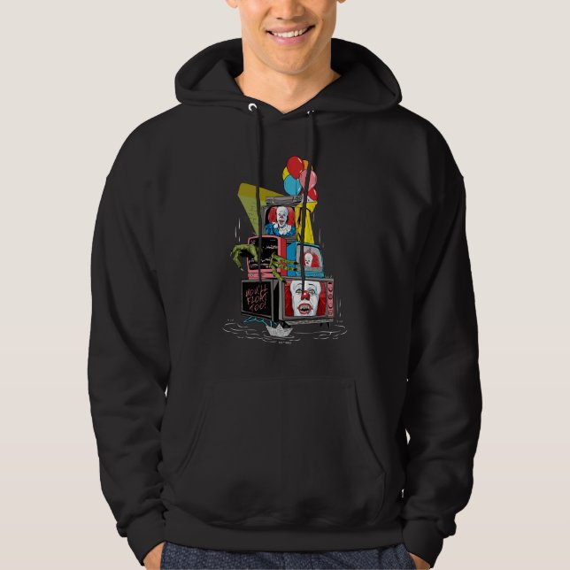 Classic Pennywise TV Stack - You'll Float Too Hoodie (Front)