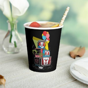 Classic Pennywise TV Stack - You'll Float Too Paper Cups