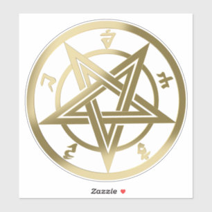 Classic pentagram symbol