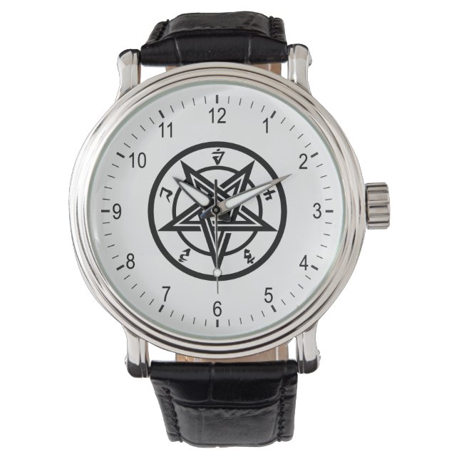Classic pentagram symbol watch (Front)
