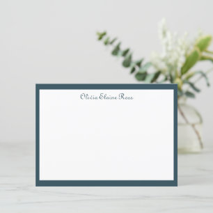 Classic Personalized Dark Blue Invitation
