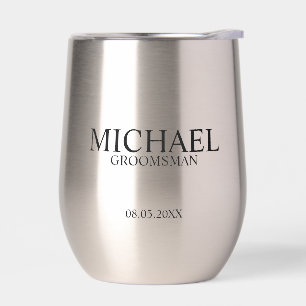 Classic Personalized Groomsman Name