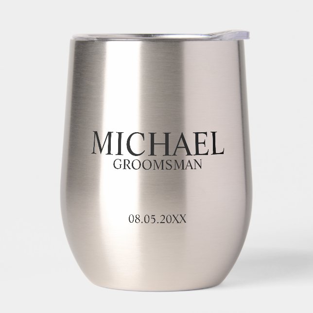 Classic Personalized Groomsman Name (Left)