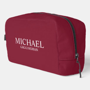 Classic Personalized Groomsman Name Dopp Kit
