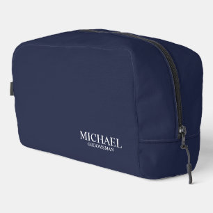 Classic Personalized Groomsman Name Dopp Kit