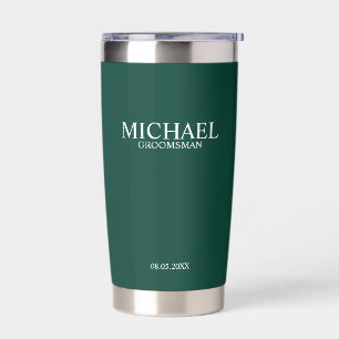 Classic Personalized Groomsman Name Insulated Tumbler