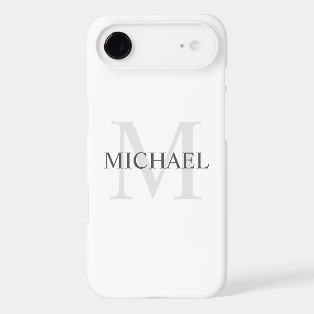 Classic Personalized Monogram and Name Case-Mate iPhone Case (Back)