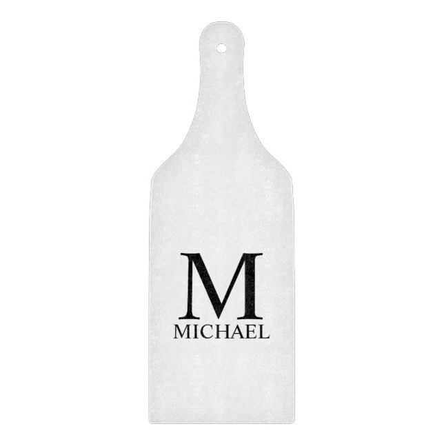 Classic Personalized Monogram and Name Cutting Boa Board (Front)