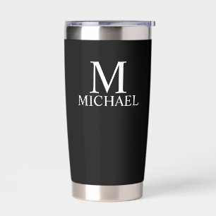 Classic Personalized Monogram and Name Insulated Tumbler