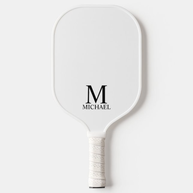 Classic Personalized Monogram and Name Pickleball  Pickleball Paddle (Front)