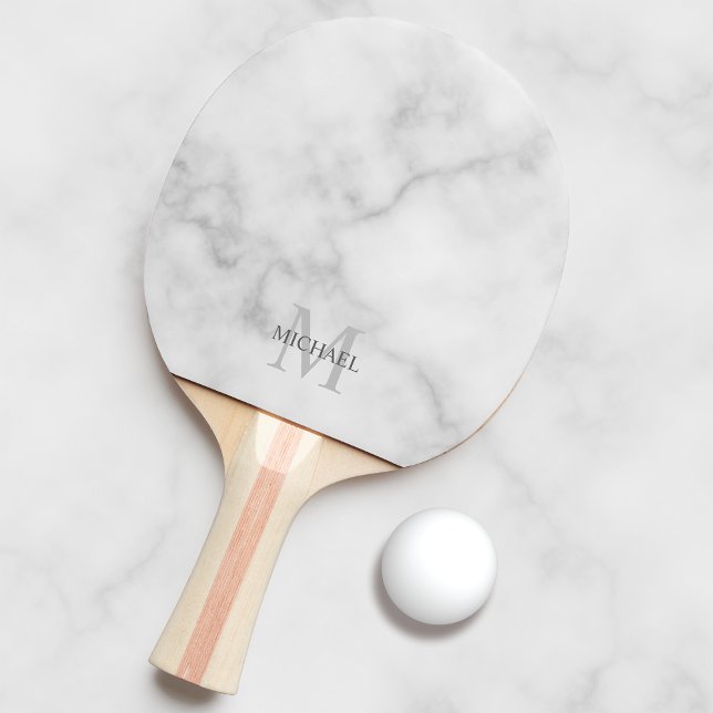 Classic Personalized Monogram and Name Ping Pong Paddle (Creator Uploaded)