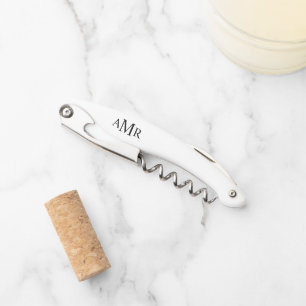 Classic Personalized Monogram Corkscrew