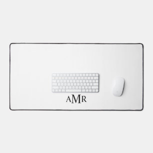 Classic Personalized Monogram Desk Mat