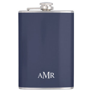 Classic Personalized Monogram Hip Flask